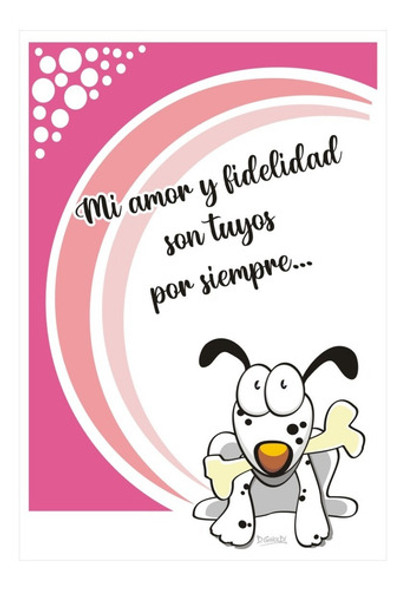 Tierno Perrito 2 Tarjetas De Amor Enamorados San Valentín 0