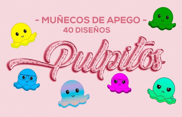 40 Diseños Para Muñecos De Apego Pulpitos Sublimación 0