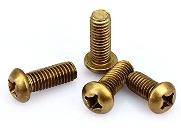 Juego De Tornillos De Cabeza De Laton Macizo Phillips M2 M3 1