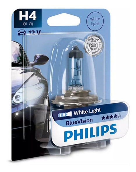 Lampara H4 Philips Blue Vision Simil Xenon Chevrolet Aveo 09 0