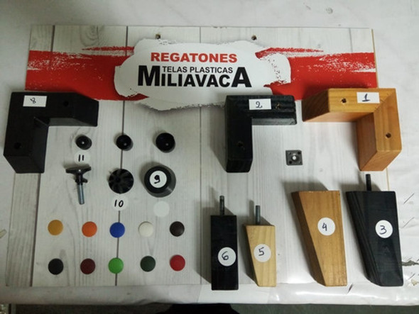 Juego De 4 Patas De Madera Para Sillones 0