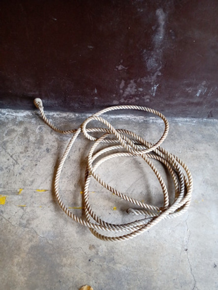 Soga Plastica Trenzada 9 Metros Usada 21mm Diametro 0