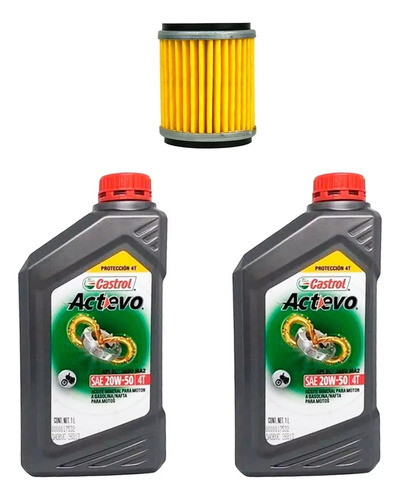 Kit Service Yamaha Ybr Ys 250 Xtz 250 Castrol Ryd 0