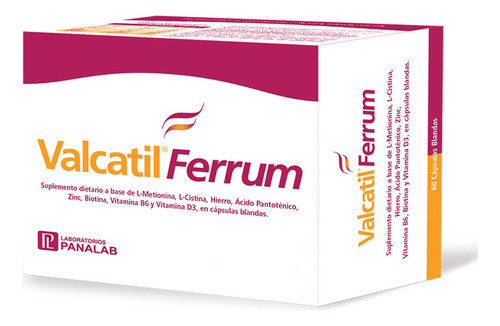 Valcatil® Ferrum Capsulas Blandas X 60 Unidades 0