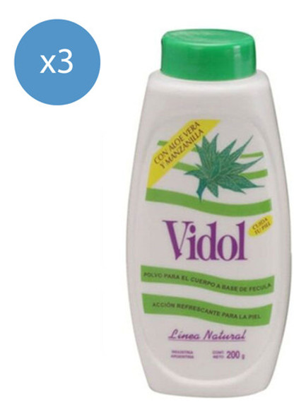 Pack Polvo Fécula Talquera Vidol Aloe 200 Gr 0 Pack Polvo Fécula Talquera Vidol Aloe 200 Gr 0