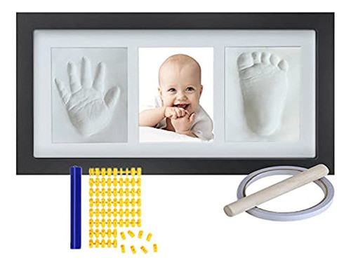 Baby Handprint Footprint Keepsake, Kit De Registro De Marcos 0