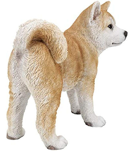 Hi-line Gift 87790-c Akita Dog Standing Statue 1