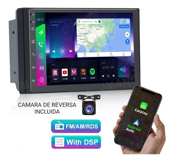 Radio Multimedia Pantalla 7 Carplay Android Auto Inalámbrico 0 Radio Multimedia Pantalla 7 Carplay Android Auto Inalámbrico 0