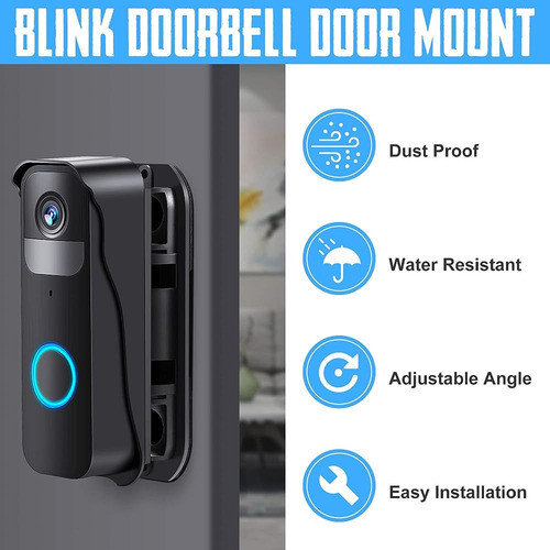 Blink Anti-theft Video Doorbell Door Mount, Adjustable Angle 1
