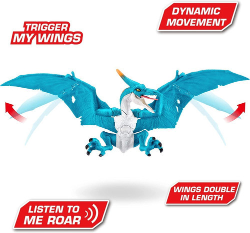 Dinosaurio Con Funciones Pterodactyl Zuru Original 35cm Mpuy 1