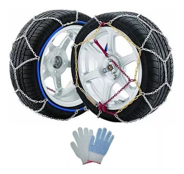Cadena Nieve Barro Premium 12mm Auto Acero Aleman C/ Maletin 0