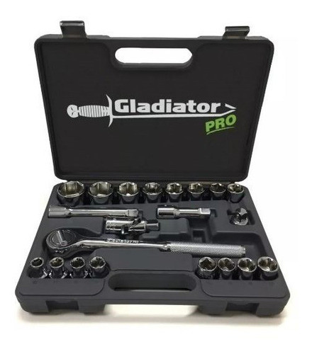 Juego De Tubo Llave Crique Metrico 21pzas 1/2 Jt8211/2 0