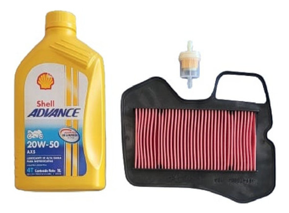 Kit Service Honda 110 Wave 110 S Shell + F Aire + F Nafta 0