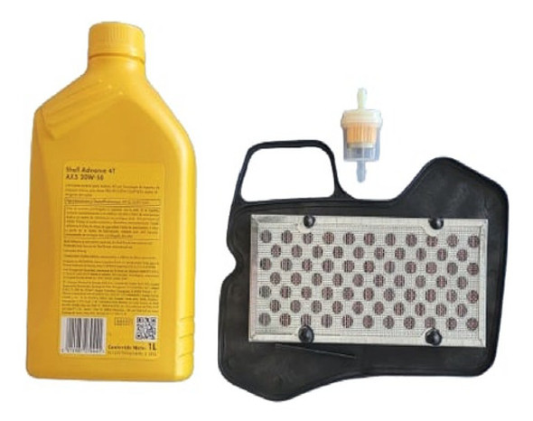 Kit Service Honda 110 Wave 110 S Shell + F Aire + F Nafta 1