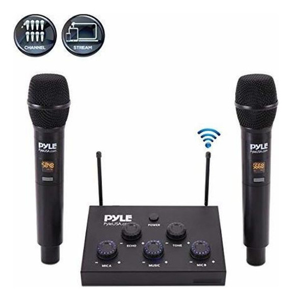 Sistema De Mezclador De Microfono Inalambrico Karaoke - Mezc 0