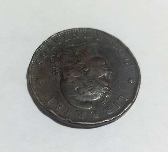 Moneda 2 Centavos Patacon Cobre 1889 - Numismatica 1