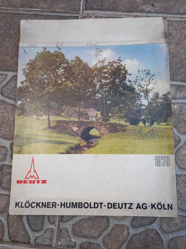 A-antiguo Almanaque Publicitario Deutz 1970 Germany 0