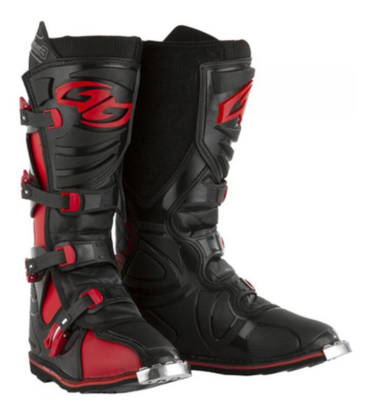 Botas Moto Cross Combat Protork Combat Talle 45 Negro/rojo 0 Botas Moto Cross Combat Protork Combat Talle 45 Negro/rojo 0