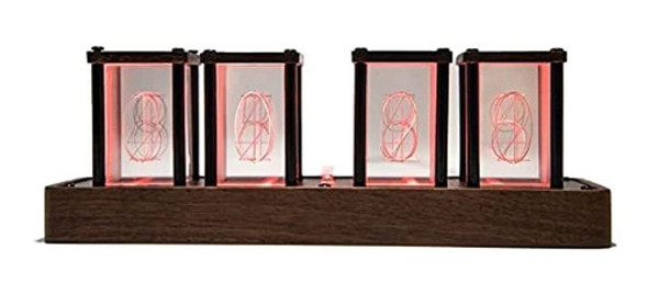 Reloj De Tubo Nixie De Aventureros, Reloj De Escritorio De T 0