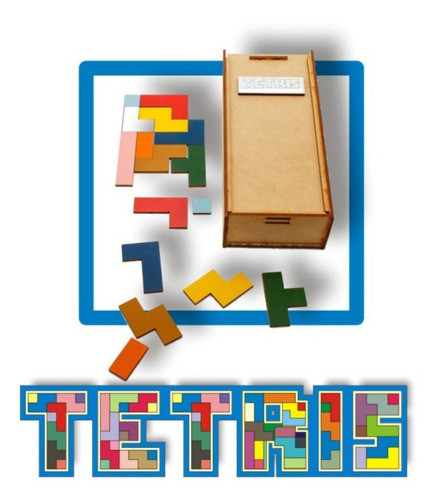 Juego Didáctico En Colores Tipo Tetris - Imaginarte Láser 1