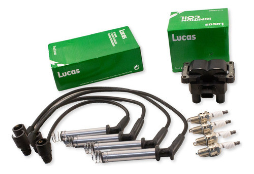 Kit Cables+bujias+bobina Chevrolet Zafira 2.0 8v Mpfi (c) 0