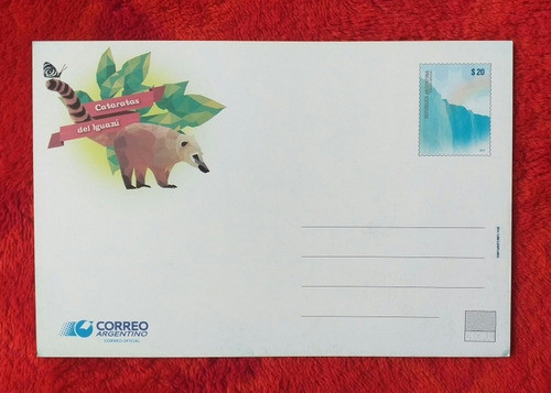 Entero Postal  Cataratas Del Iguazu  (2014) 1