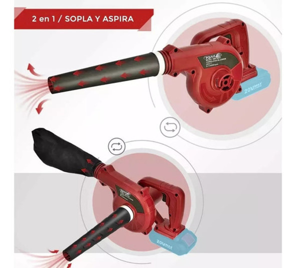 Sopla Aspiradora 2 En 1 Inalambrica 20v Bateria Litio 1 Sopla Aspiradora 2 En 1 Inalambrica 20v Bateria Litio 1