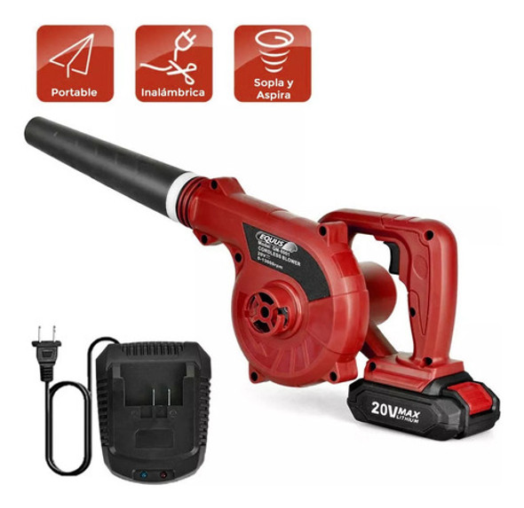 Sopla Aspiradora Equus 2 En 1 Inalambrica Bateria 20v P G 1
