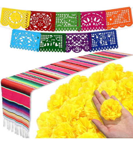 Cabezas De Flor De Caléndula Decoración A Granel Día De Muer 0