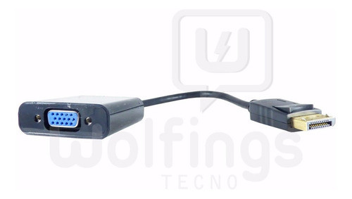 Cable Displayport Dp Macho Vga Hembra Pc Placa Video Monitor 1