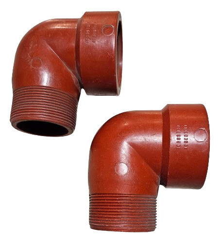 Codo 2  A 90 M - H Plástico Roscado (2 Unidades) 0