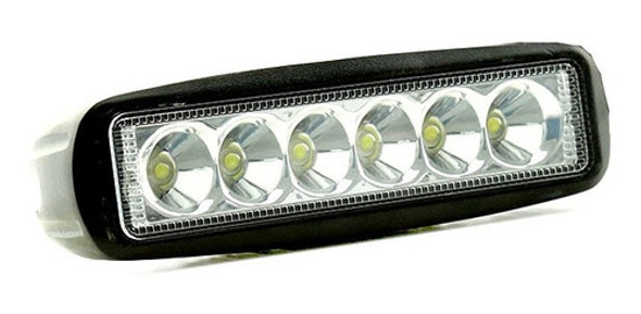 Faro Led Rectangular Spot 18w Auto Moto 4x4 Utv Cuatri 0