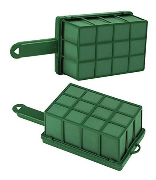 Jaula Hahood De Espuma Floral De 2 Piezas Con Argolla Floral 0