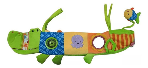 Barral Colgante Bebe Didactico Cocodrilo Peluche Micieloazul 0