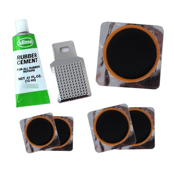 Kit Parches Slime 7 Piezas 1022-a Bicicleta Moto 999 Parche Bici Tirepando Reparacion 1