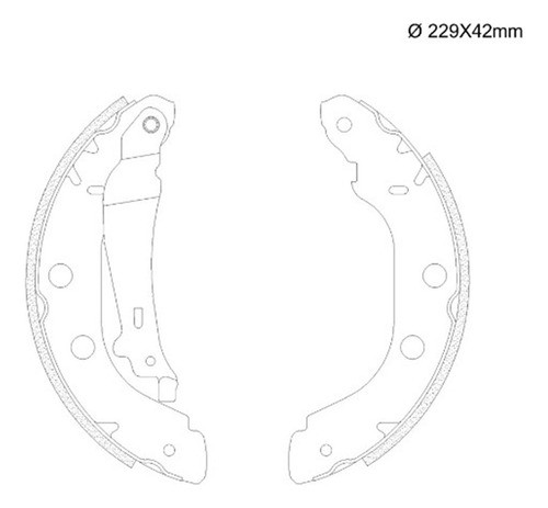 Kit Pastillas De Freno Y Cintas Traseras P/ Renault Kangoo 1