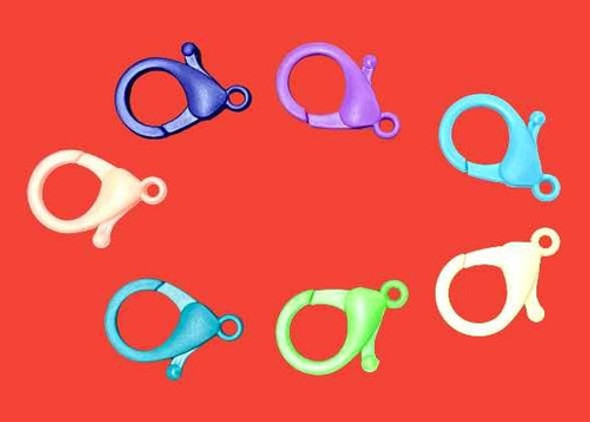 Cierre Mosqueton Plastico, 2,6 X 1,5cm, Hermoso X 12 Unidads 1