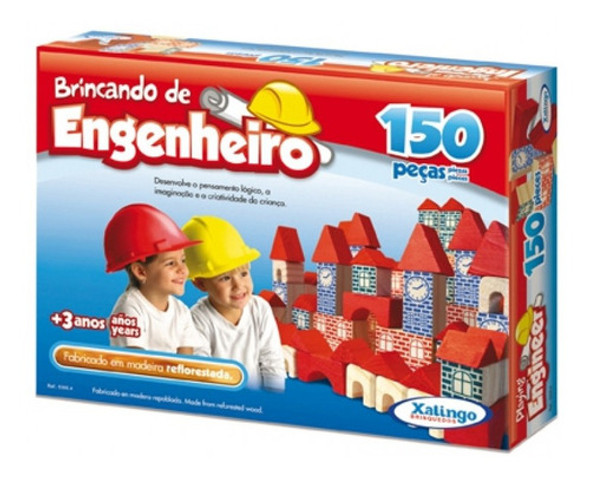 Blocks De Madera, 150 Piezas, Xalingo. Bazar El Hogar 1