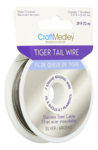 Multicraft Importa Alambre De Abalorios Y Joyas, Cola De Tig 0