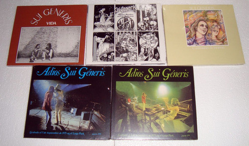 Sui Generis Lote De 5 Cds Sellados Digipack / Kktus 0