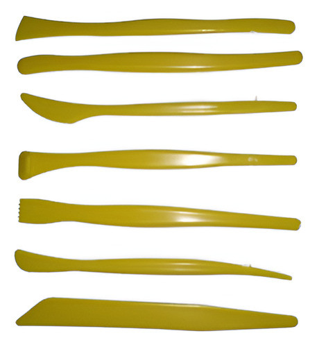 Set Estecas Economicas Plasticas X 7 Un 0