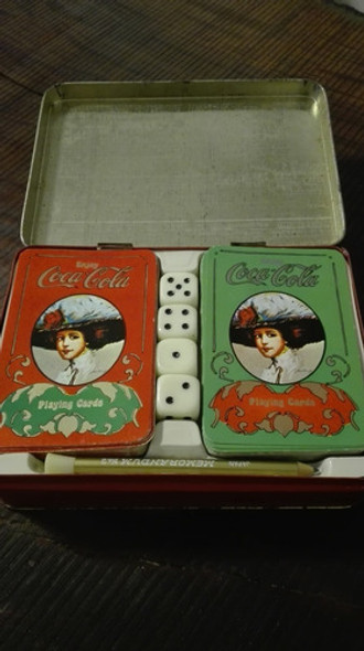 Cartas Poker Coca Cola Original Caja Lata Unica 2 Mazos 1 Cartas Poker Coca Cola Original Caja Lata Unica 2 Mazos 1