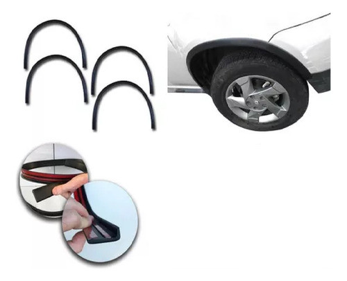 Fiat Argo Fenders Pasa Ruedas Cortado A Medida Kenny 3m 0