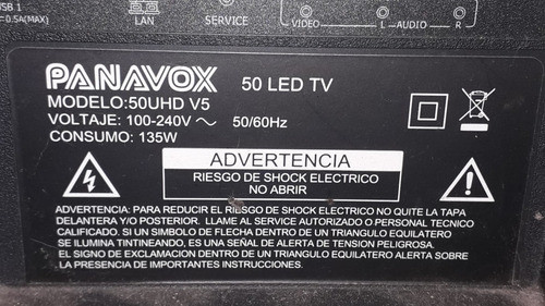 Placa T-com Panavox: 50uhdv5 (cv500u1-t01-cb-1) 1
