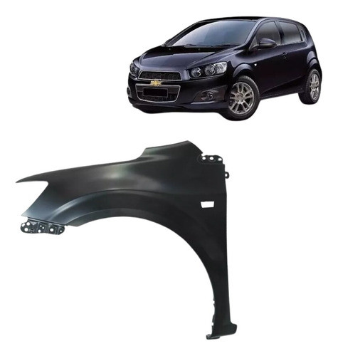 Guardabarro Chevrolet Sonic 2012 A 2017 Con Agujero Izquierd 0