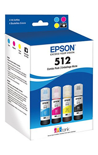 Epson T512 Ecotank Color Combo Pack Botella De Tinta De Para 1