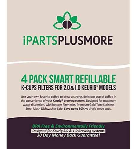 4 Paquetes De Filtros De Cafe Reutilizables Chapados En Oro 1