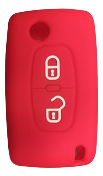 Cubre Llave De Silicona Peugeot  207 Gti - 3008  Red 0