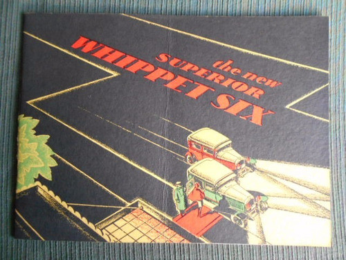 Whippet Six Catálogo Publicidad Auto Antiguo 0