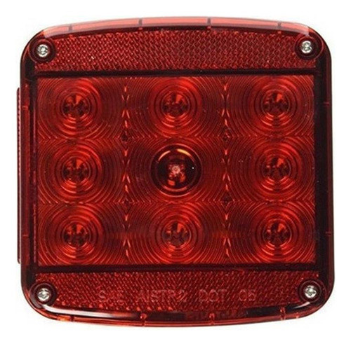 Peterson Manufacturing Piranha Square Led Stopturntail Luz D 0